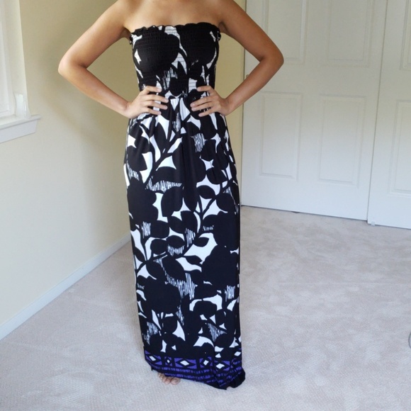 Strapless Maxi dress - Picture 2 of 7